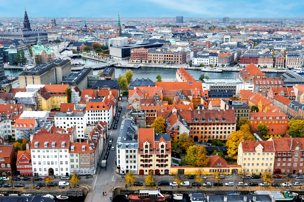 copenhagen by rooftops
